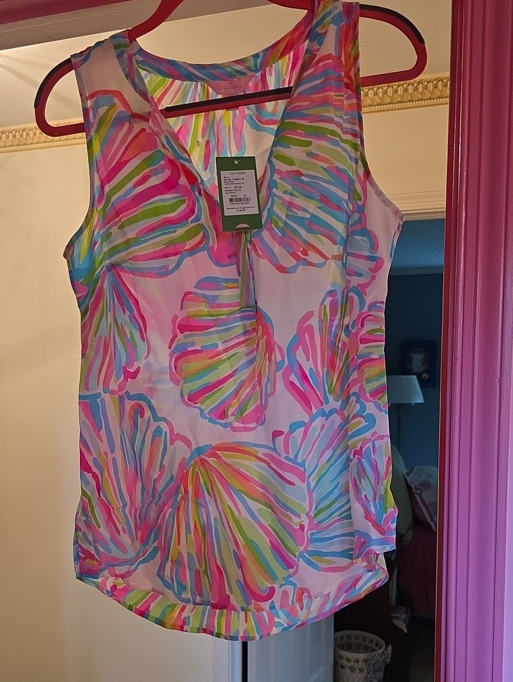 Lilly Pulitzer NWT Sleeveless Stacy Top - Shellebrate